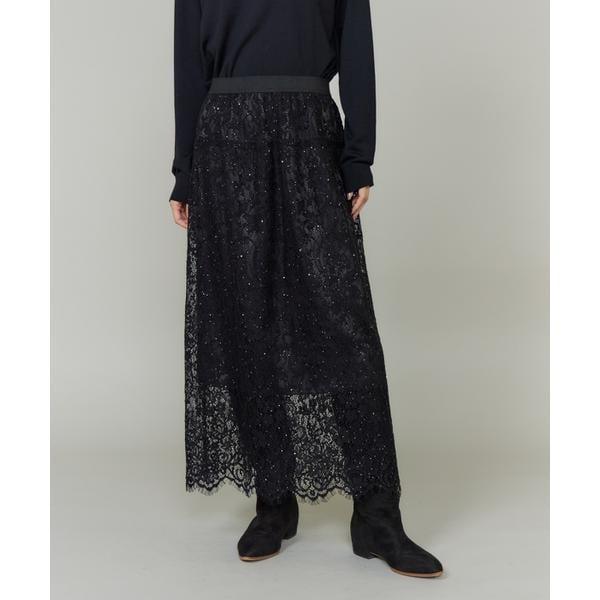 フェイクレザートラペーズスカート | イネド(INED) | マルイウェブチャネル