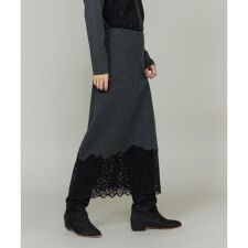 レースニットスカート