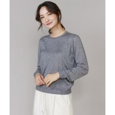 《CONTESSA》シルクカシミヤクルーネックニット