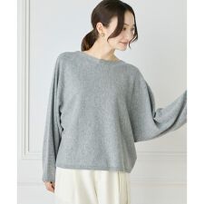 《大きいサイズ》カシミヤ混ドルマンスリーブニット《WEB限定カラー》