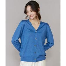 《CONTESSA》シルクカシミヤVネックカーディガン