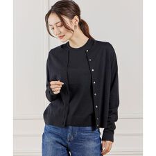 FF30ゲージ クルーネックカーディガン