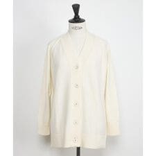 CASHEART カシミヤVネックカーディガン