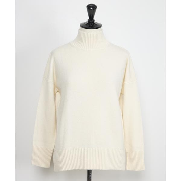 タグ付き　イネドINED　2WAYニットワンピ　アイボリー　高級カシミヤ　日本製 CASHEART カシミヤハイネックニット | イネド(INED) | マルイウェブ