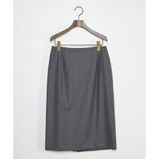 《大きいサイズ》シルクウールタイトスカート《Loro Piana》