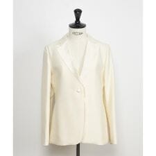 シルクウール替衿タキシードジャケット《la veille by SUPERIOR CLOSET》