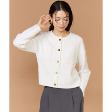 クルーネックカーディガン