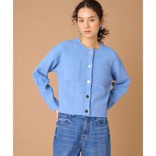 クルーネックカーディガン