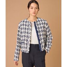 ツイードフリンジジャケット《LINTON》