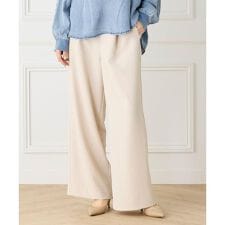 《大きいサイズ》イージーワイドパンツ