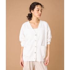 Vネックカーディガン