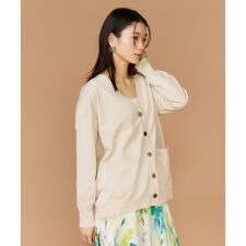 Vネックカーディガン