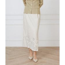 《大きいサイズ》裾レーススカート《la veille by SUPERIOR CLOSET》