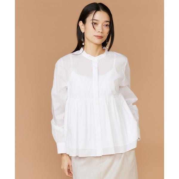 《大きいサイズ》レイヤードブラウス