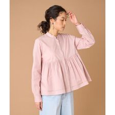 《大きいサイズ》レイヤードブラウス