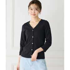 Vネックカットソーカーディガン《Le minor》