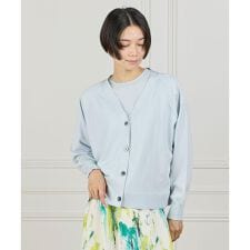 Vネックカーディガン