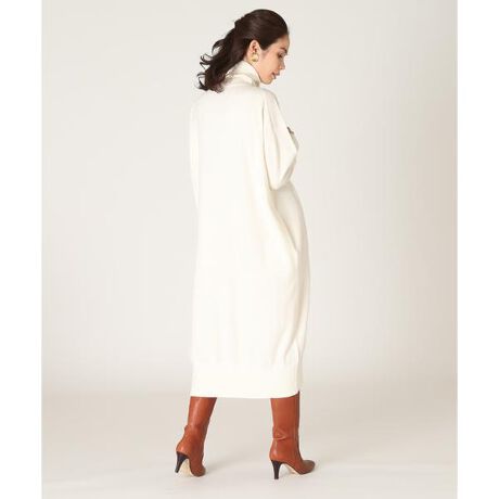 大きいサイズ タートルネックニットワンピース イネド Ined ファッション通販 マルイウェブチャネル Cb001 250 00 01