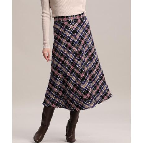 19号》ループツイードフレアスカート《Maglie par ef-de  