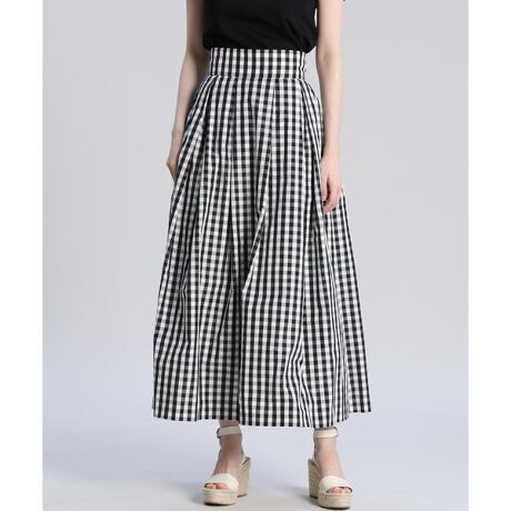 19号》ギンガムチェックメモリースカート《Maglie par ef-de  