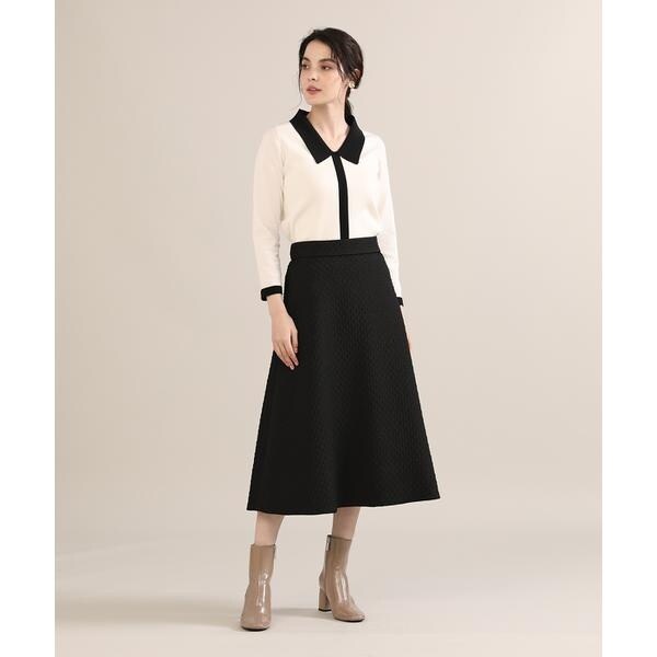 Maglie par ef-de》衿付き配色ニット | マーリエ ル カセット(Maglie 