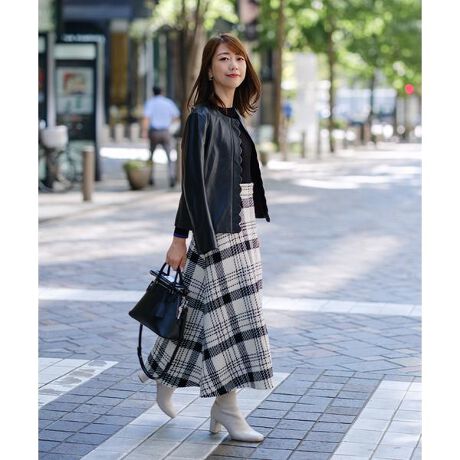 Maglie par ef-de》ビッグチェックスカート | マーリエ ル  