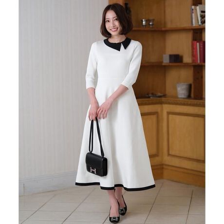 M Maglie le cassetto×冨張愛》今どきレディニットワンピース  