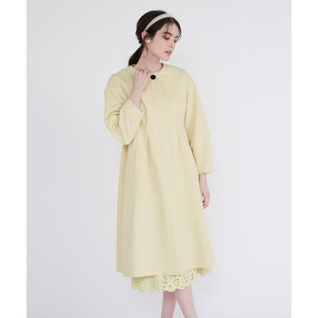 ランタンスリーブノーカラーコート | マーリエ ル カセット(Maglie le 