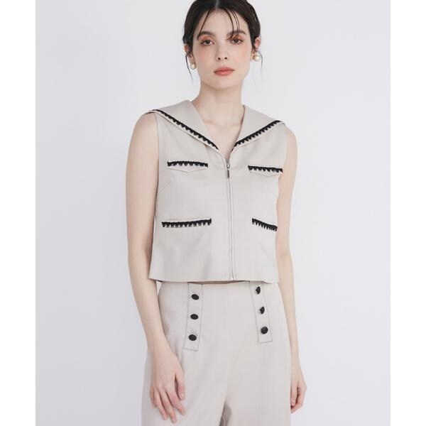 ブレード付きセーラージレ | マーリエ ル カセット(Maglie le cassetto