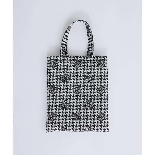 千鳥×ハートジャガードA4トートバッグ | マーリエ ル カセット(Maglie