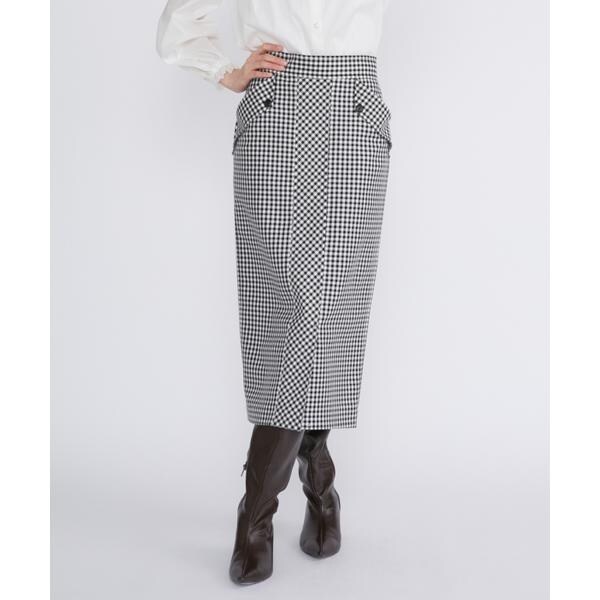 マーリエパーエフデ　エフデ　大きいサイズ　スカート マーリエパーエフデ チェックスカート13号 Maglie par ef-de | ル