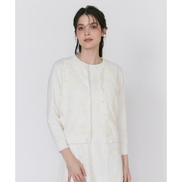 スカラップカーディガン | マーリエ ル カセット(Maglie le