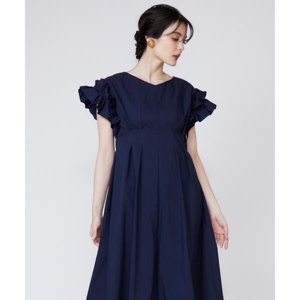 マーリエパーエフデ】ワンピース【大きいサイズ】【美品】【店舗 マーリエパーエフデ】ワンピース【大きいサイズ】【美品】【店舗