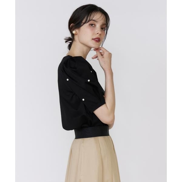 袖パールカットソー | マーリエ ル カセット(Maglie le cassetto