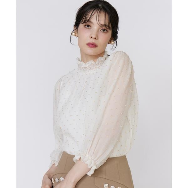 レースドッキングブラウス | マーリエ ル カセット(Maglie le cassetto