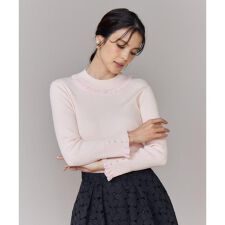 《大きいサイズ》ハイネックリブプルオーバー