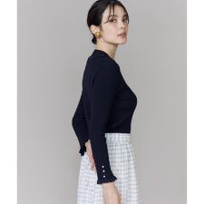 マーリエ ル カセット(Maglie le cassetto)のハイネックリブプルオーバー