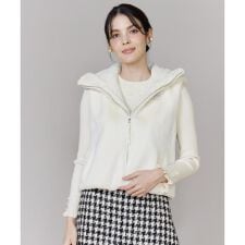 《大きいサイズ》ふわふわファーフーディジレ《M Maglie le cassetto》