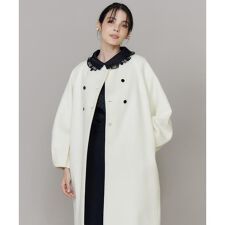 ダブル釦袖ボリュームコート