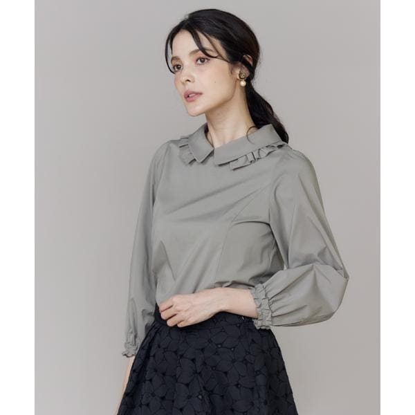 新品★マーリエルカセット【19号】刺繍レースドッキングブラウス レースドッキングブラウス | マーリエ ル カセット(Maglie le cassetto