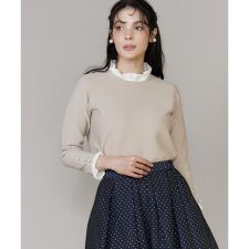 《大きいサイズ》フリルドッキングニットプルオーバー