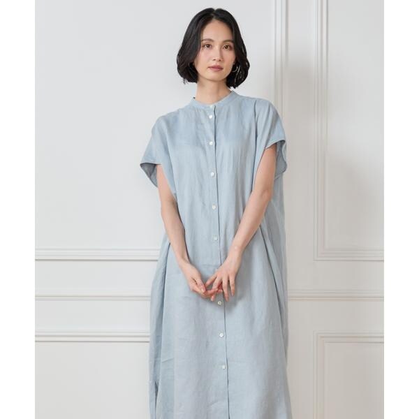 Spick &amp; Span - 美品▲2021▲Spick &amp; Span // ワッフルミニワンピース グレー 人気！スピックアンドスパン ワッフルミニワンピース（Spick and