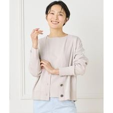 《大きいサイズ》Ｖネックカーディガン