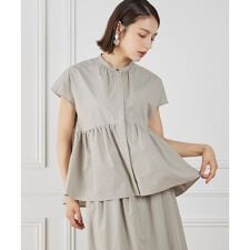 ペプラムブラウス