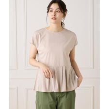 《大きいサイズ》タックヘムカットプルオーバー