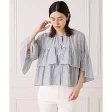 《WEB限定カラー》ティアードフリルブラウス