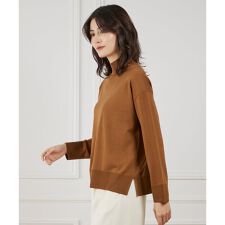 《大きいサイズ》ハイネックボリュームプルオーバー