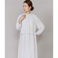 ペプラムギャザーワンピース