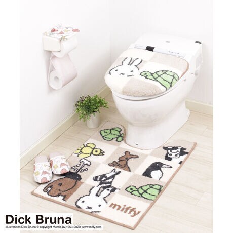 たくさんの動物が描かれた 癒しのデザインの大判トイレマット 約80 60cm ミッフィー アニマル S D S Senkodesignstudio Mfｱﾆﾏﾙltm ファッション通販 マルイウェブチャネル