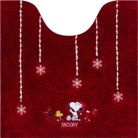 ｽﾇｰﾋﾟｰのｸﾘｽﾏｽﾃﾞｻﾞｲﾝが可愛らしい トイレマット 約60 60ｃｍ S D S Senkodesignstudio Snﾊｯﾋﾟｰﾄｲﾚﾏｯﾄ ファッション通販 マルイウェブチャネル